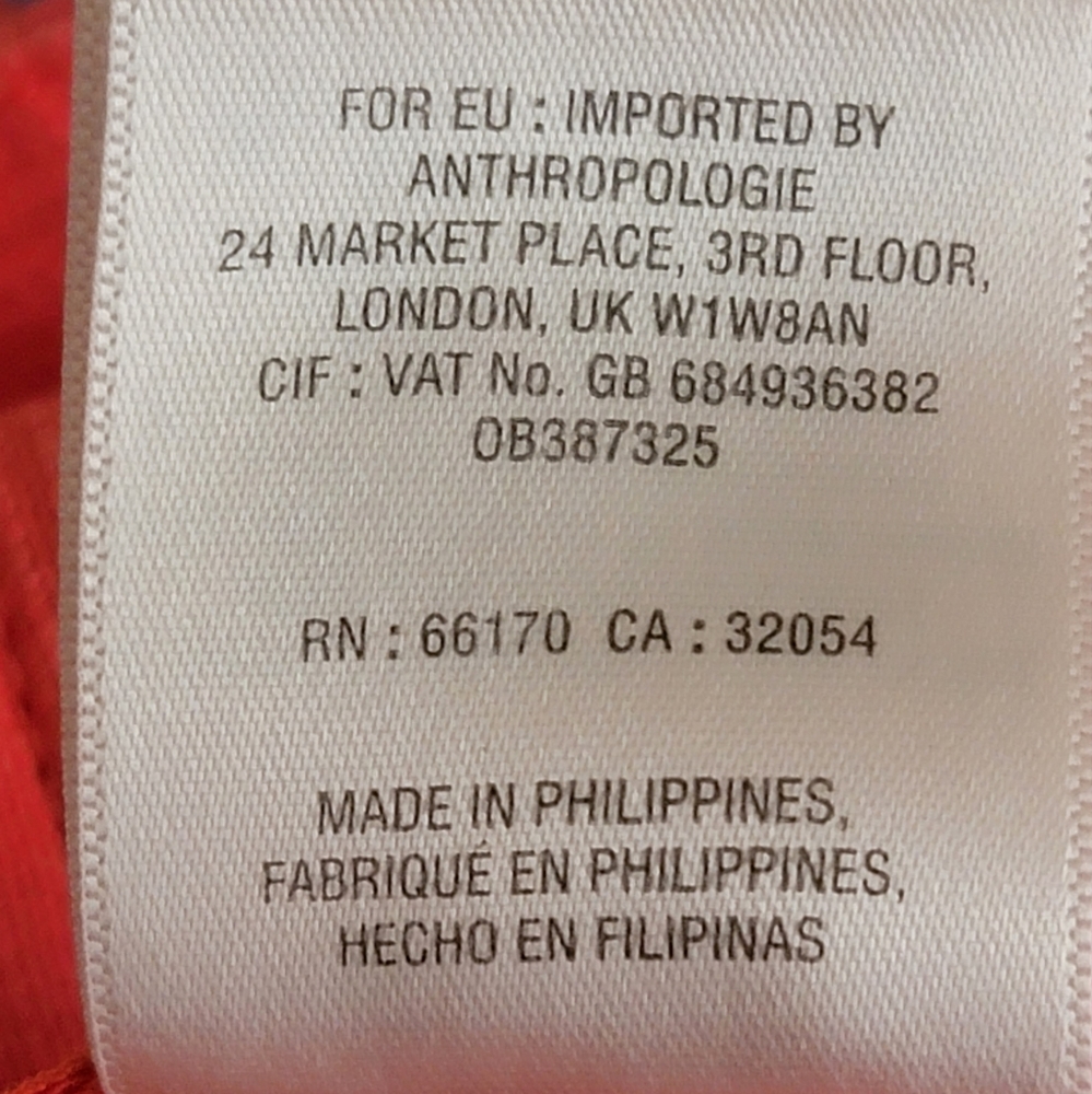 Elevense by Anthropologie mid rise orange shorts size 4 - Picture 9 of 9